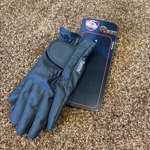 Riding Tattini Black Gloves